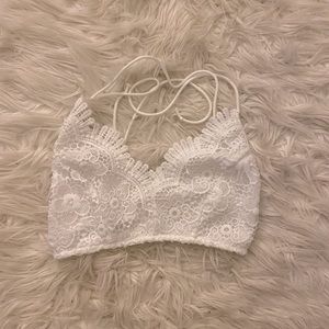 NWOT SHEIN Lace tie back tank